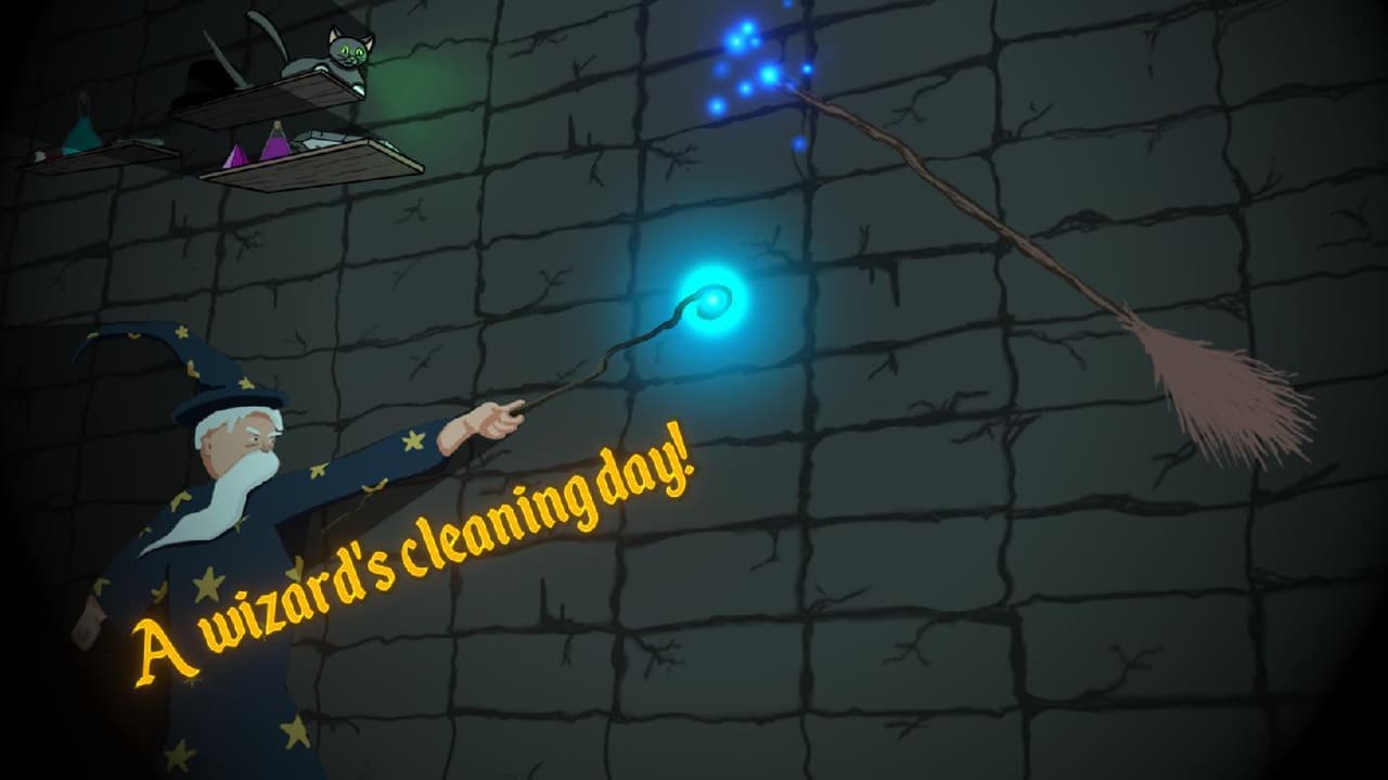 A wizards cleaning day!
