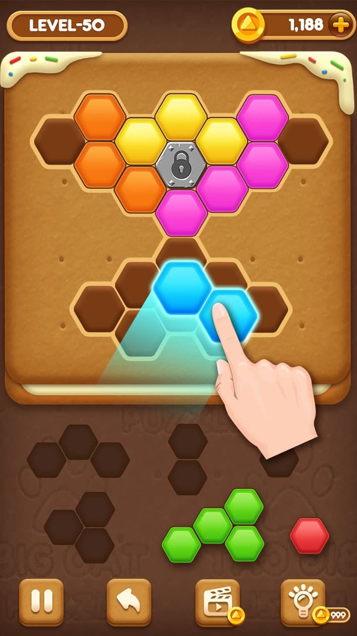 Cookie Puzzle: Hexa screenshot 5