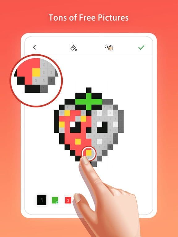 Pixel.ly - Color by Number Pic screenshot 3