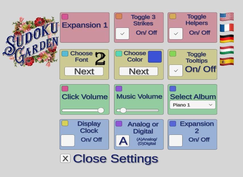 Sudoku Garden -Mac