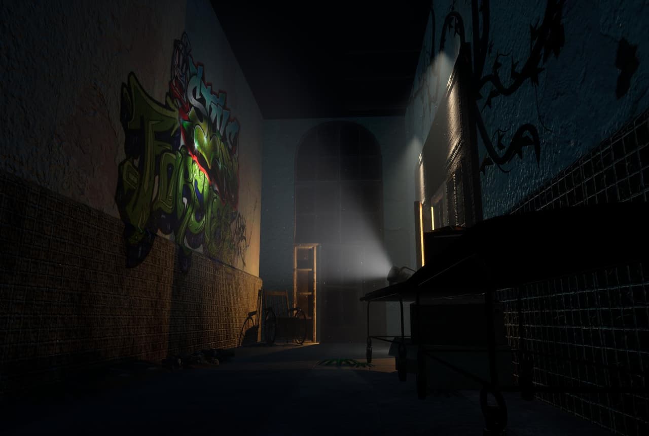 Abandoned Asylum Corridor screenshot 4