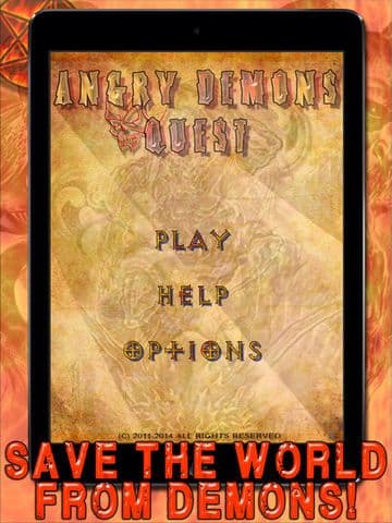Angry Demons Quest Free HD - A Fun Horror Puzzle Game screenshot 2