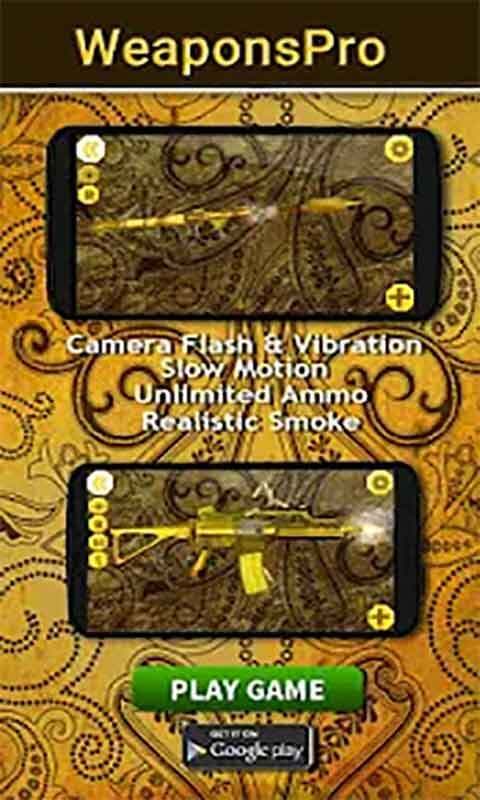 Golden Guns Weapon Simulator screenshot 3