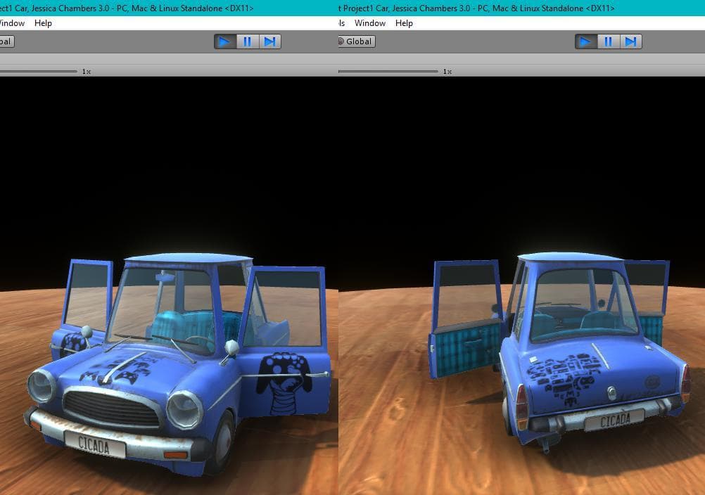 Customizable Cicada Car: Tech Art 1 Project by Jack Chambers screenshot 2