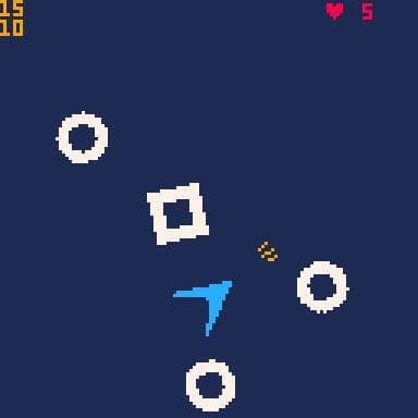1K Geometry Asteroids #Pico1k screenshot 3