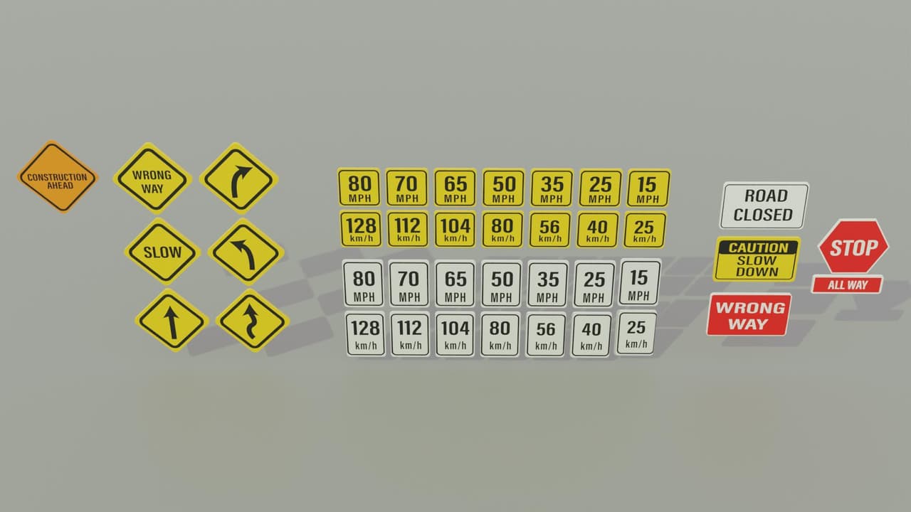 Low Poly traffic asset pack! screenshot 6