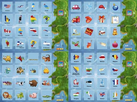 Concentration Cards Matching Game FREE: Find Pairs & Train Your Memory Skills if youre preschoolers, schoolchildren, adults or seniors suitable from 2 to 100 years - for iPad and iPhone 3, 4, 5 HD screenshot 4