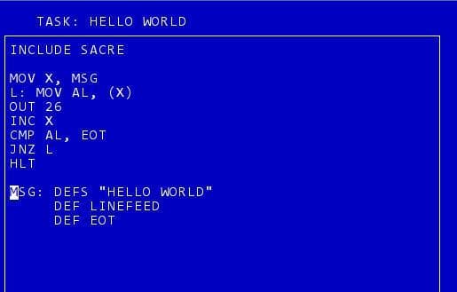 TX-15 - The Joy of Assembler screenshot 4