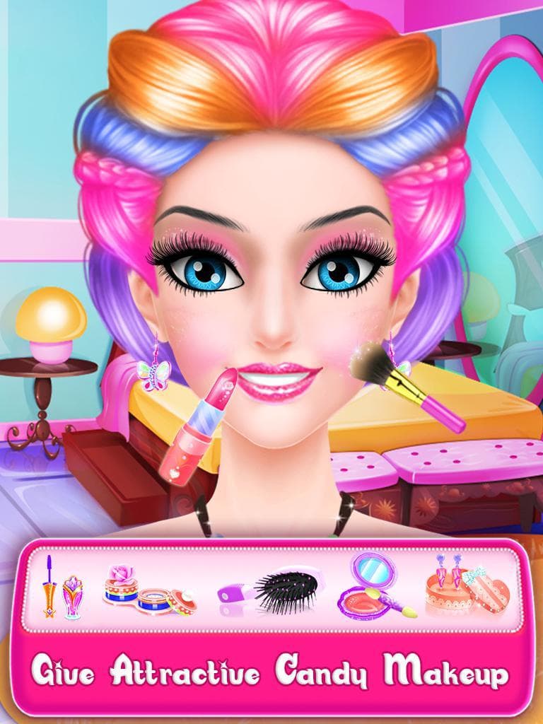 Candy Girl Makeup Artist- Candy Makeover screenshot 3