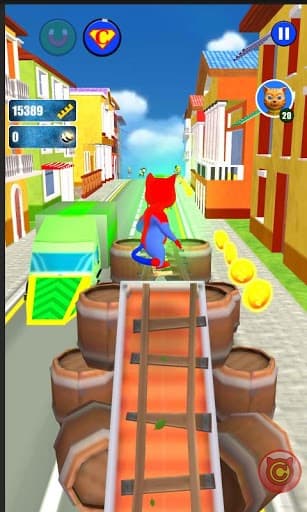 Super Hero Cat Run screenshot 5