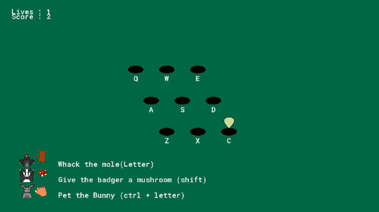 Whack (only) the mole