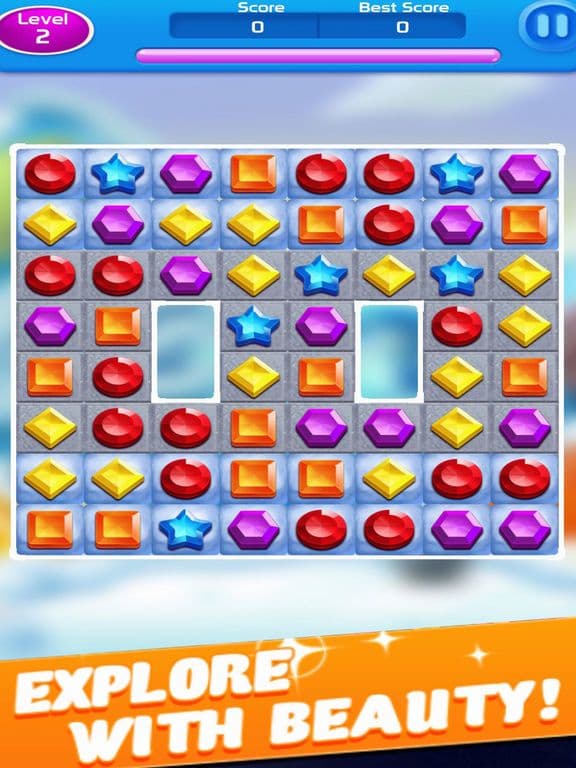 Gems Match Mission screenshot 2