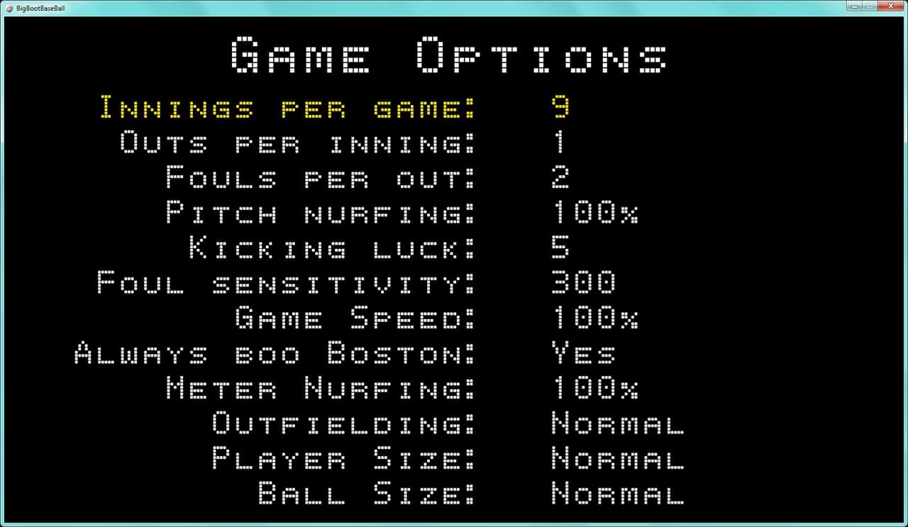 Big Boot Baseball screenshot 4