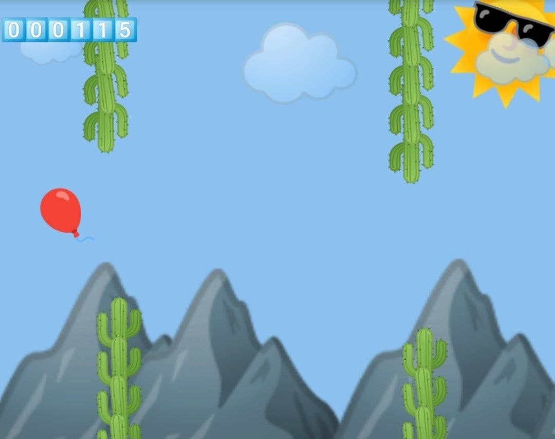 Balloon and Cacti