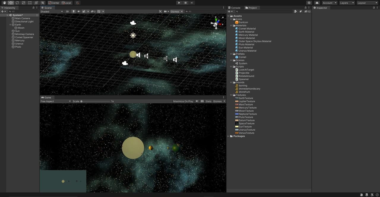 Solar System Project (zestbed)