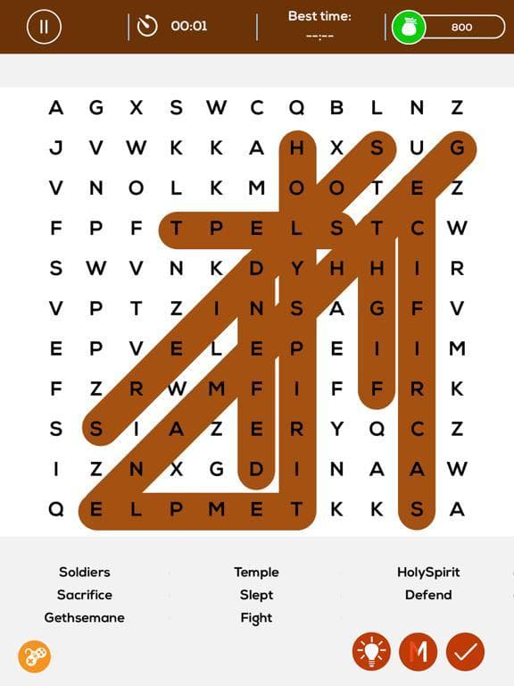 Giant Bible Word Search Pro screenshot 5