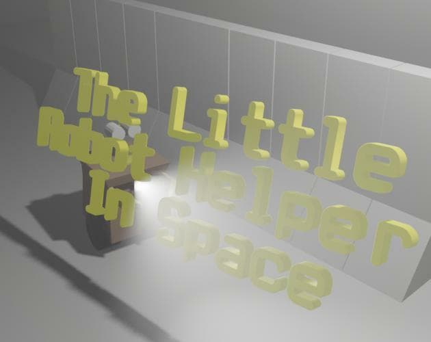 The Little Robot Helper In Space