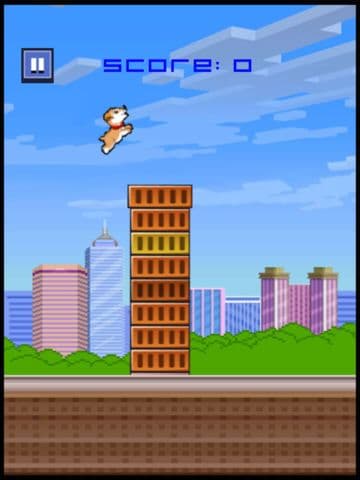 Tiny Flying Puppy - flap dog flapping clumsy wings flyer games for boys screenshot 4