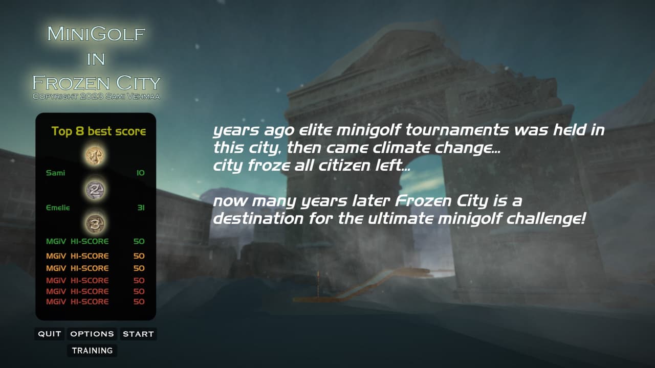 Mini Golf in Frozen City screenshot 2