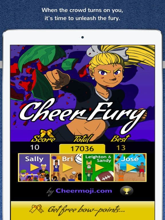 Cheer Fury PRO cheerleading game by Cheermoji screenshot 2