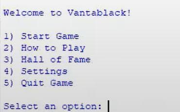 Vantablack screenshot 3