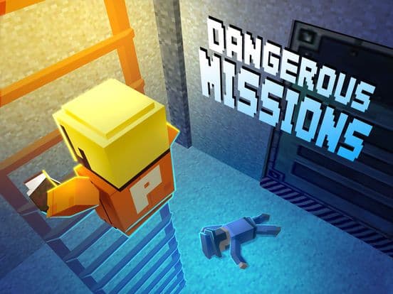 Alcatraz Prison Escape 3D Gangstar Pixel Break-out screenshot 5