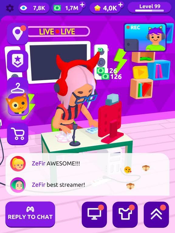 Idle Streamer — Tuber Tycoon screenshot 6