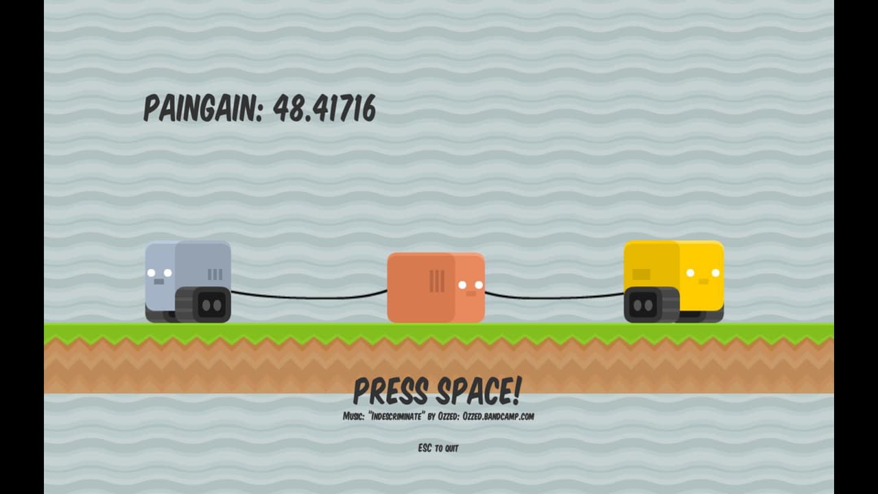 No Pain No Gain - Weekly Hour Game Jam screenshot 2