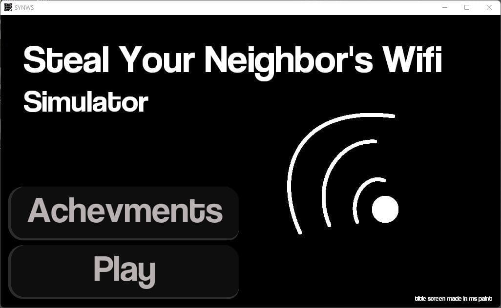 Steal Your Neighbors WIFI simulator screenshot 2