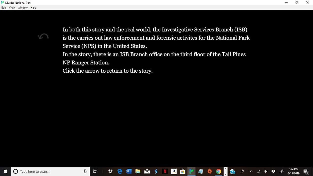 Murder National Park screenshot 2