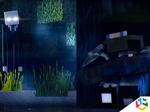 Block Slender Man 3D - Lucky Survivor Worldwide Multiplayer Edition screenshot 2