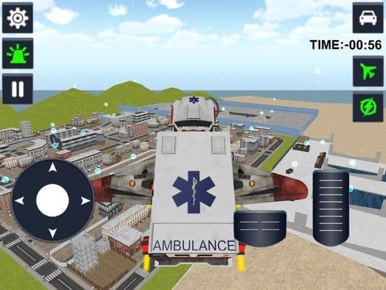 Flying Ambulance Driving simulator