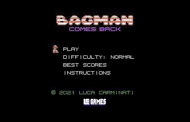 Bagman Comes Back (C64 version) screenshot 2