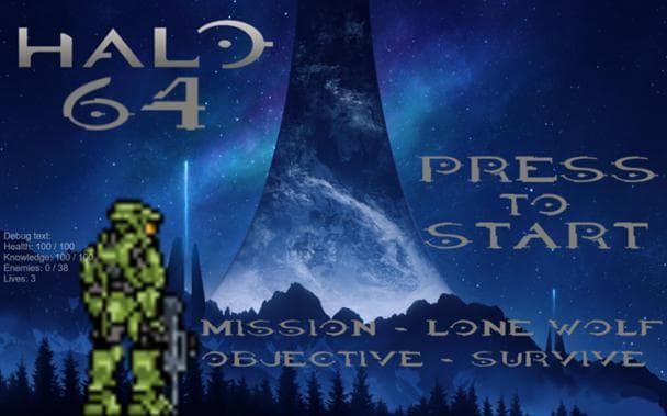 Halo 64 - 2D Games Programming screenshot 2