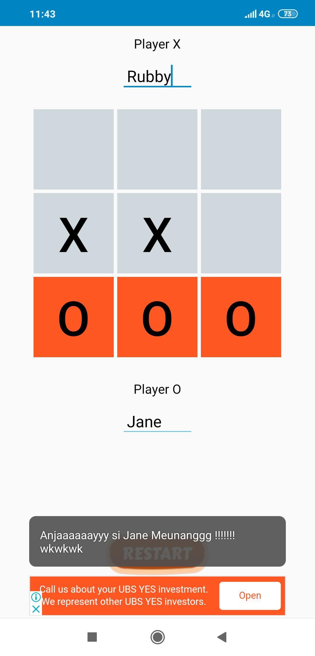 Tic Tac Toe Uman screenshot 5