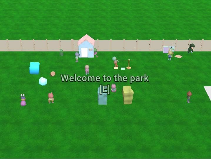 Playing in the park with your friends