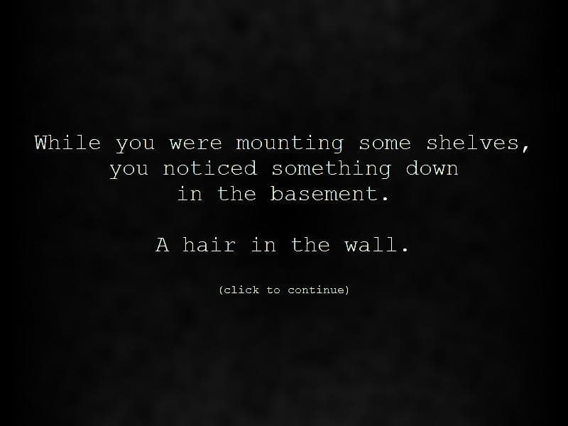 The hair in the wall screenshot 4
