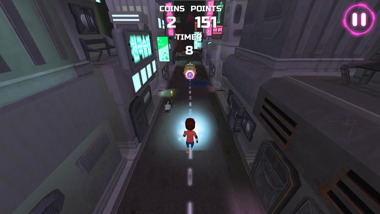 Neon City Endless Runner screenshot 6