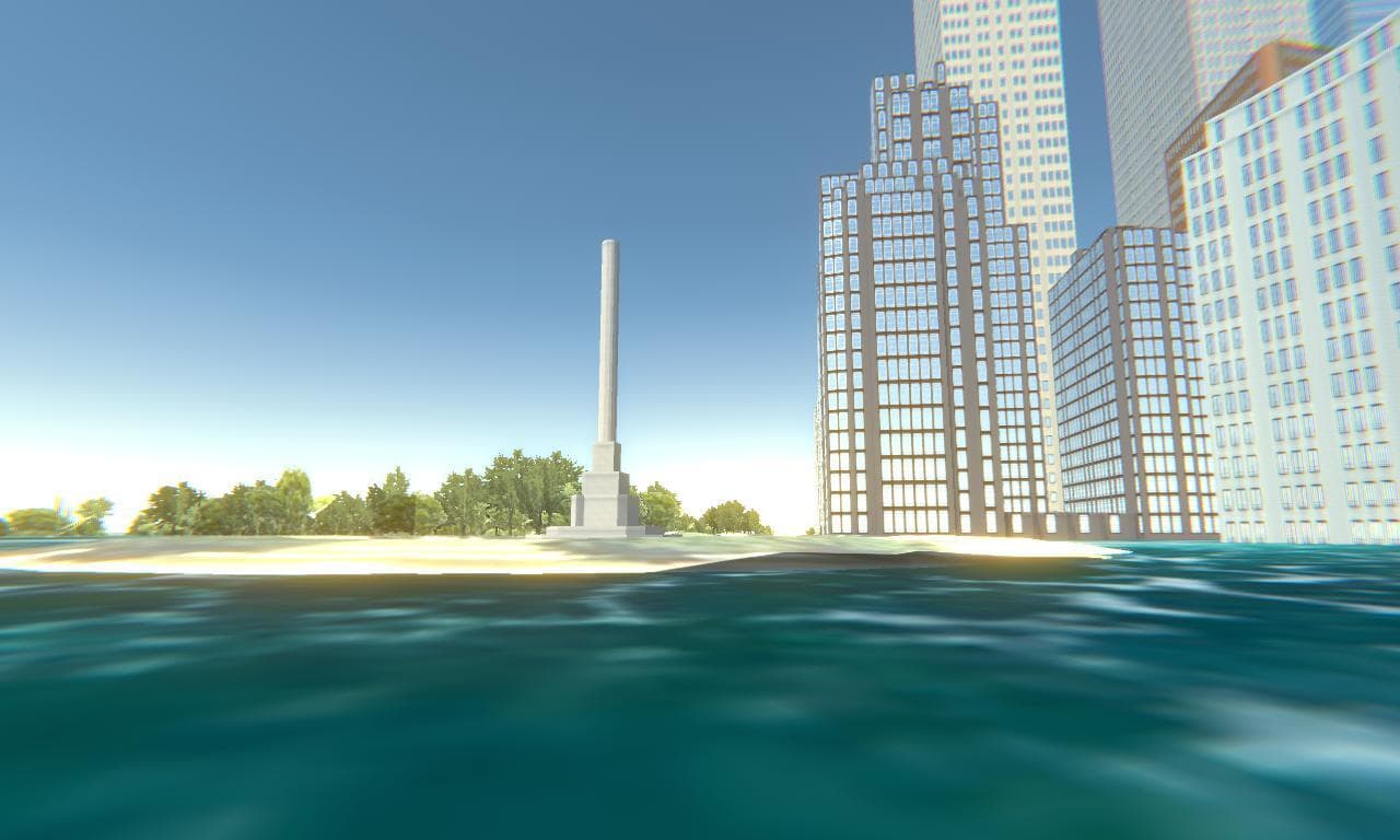 New York Tsunami Simulator (Entry for the Geopipe Gamejam) screenshot 3