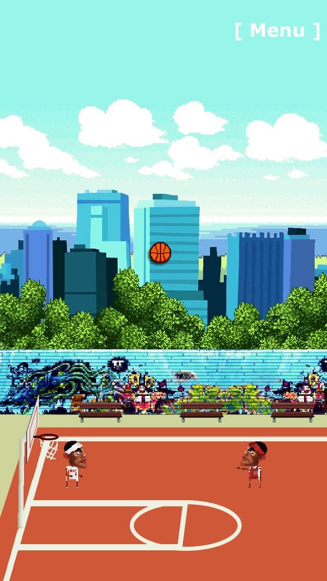 Dribbling King James in: Floppy Crossover Basket-Ball Champion Win screenshot 4