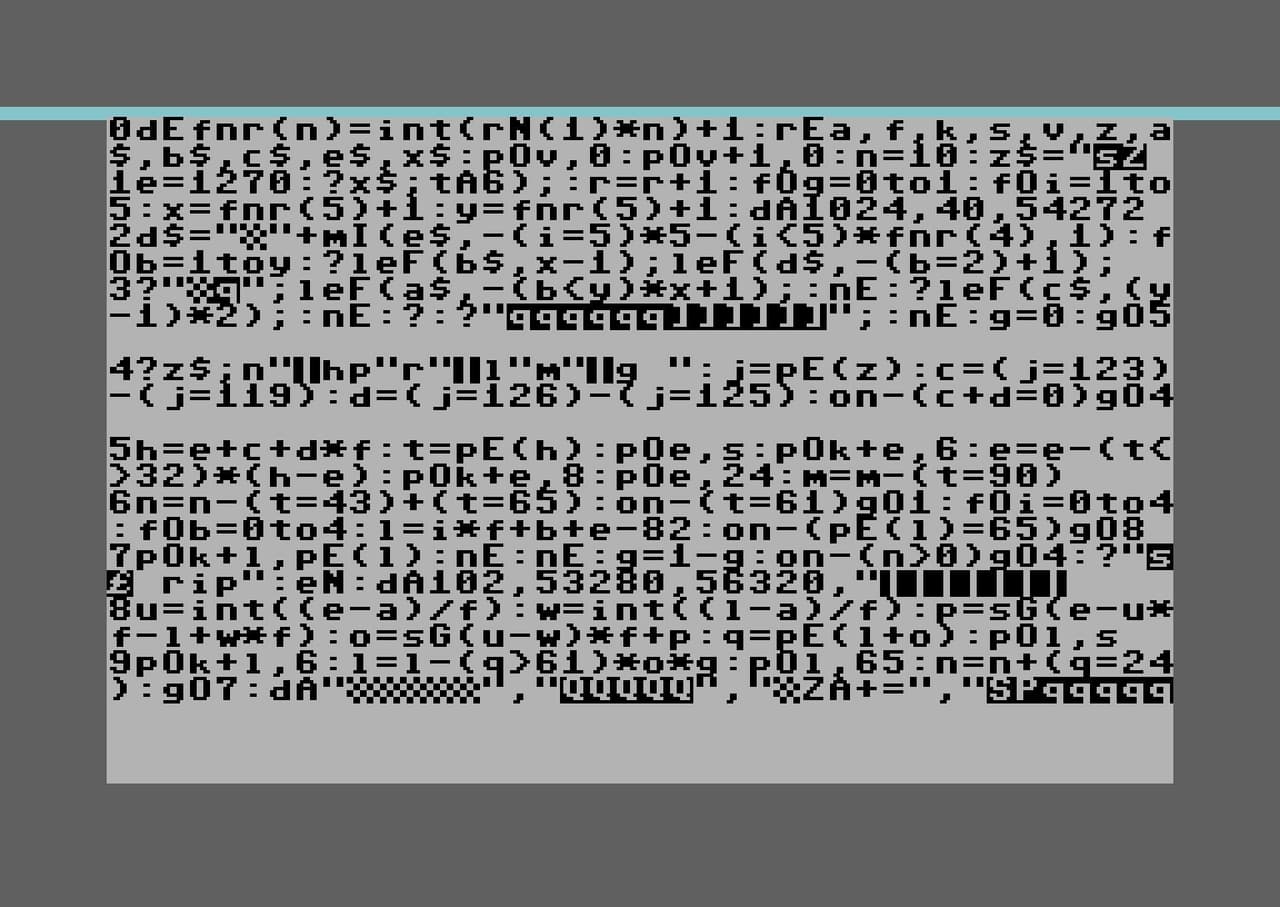 Roguelike 10 (C64) by Bago Zonde