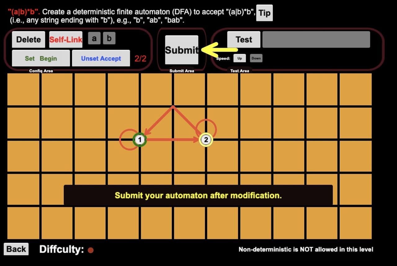 Finite State Automaton Challenges 2 screenshot 4