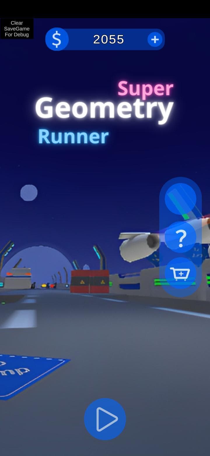 SuperGeometryRunner screenshot 2