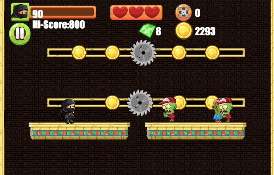 Ninja Kid vs Zombies