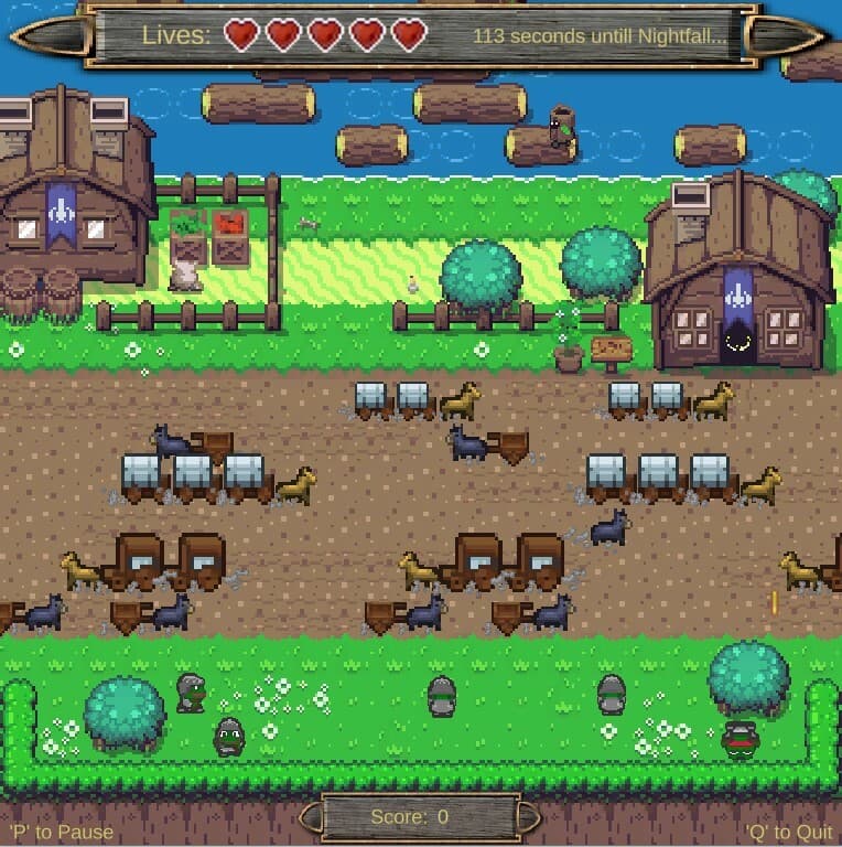 Medieval frogger screenshot 3