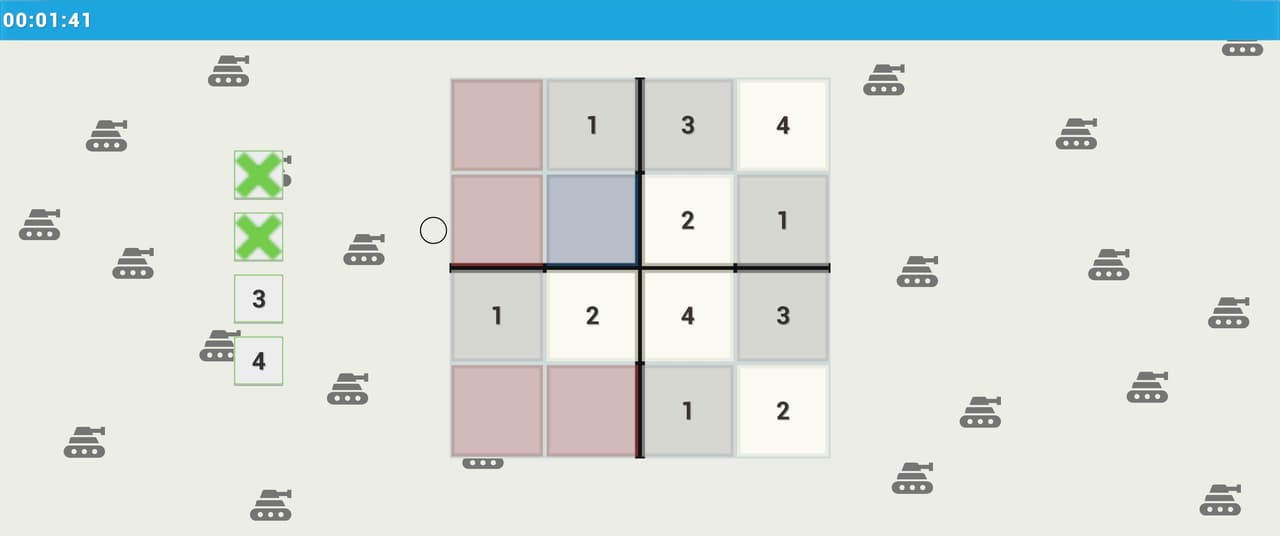 Tank Sudoku screenshot 2