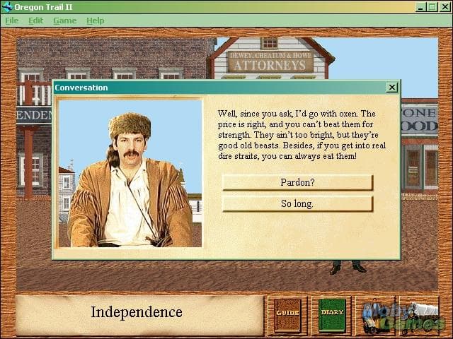 Oregon Trail II screenshot 4
