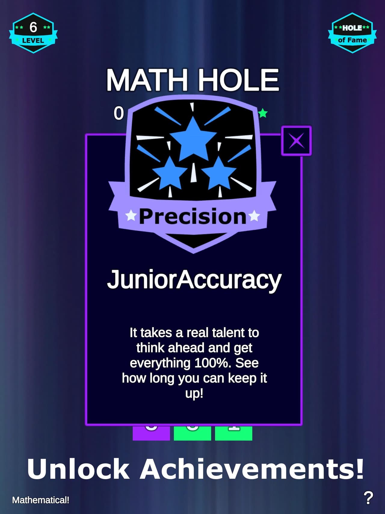 Math Hole