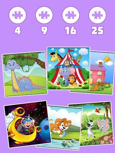 Jigsaw Puzzles: Animals, Dinosaurs & Cars