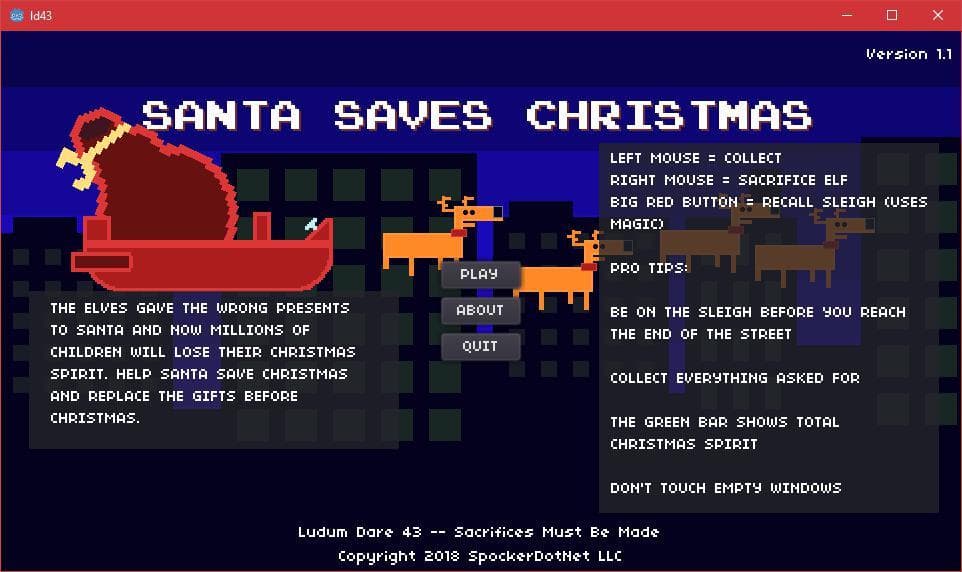 LD43 Santa Saves Christmas